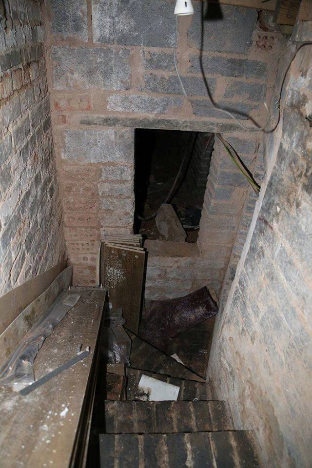 We have a dungeon. We have a dungeon. At this point I couldn’t believe my luck, and was completely freaked out since it was so unexpected. I suspected the dungeon stretched beneath the entire building, so I sealed the hatch (with the bathroom door wedged over it) and awaited backup