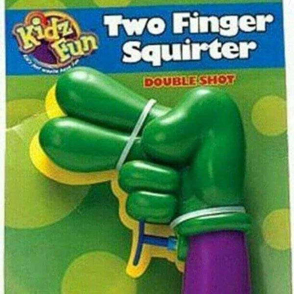 toy - Kidz Two Finger w Squirter Doubleshot