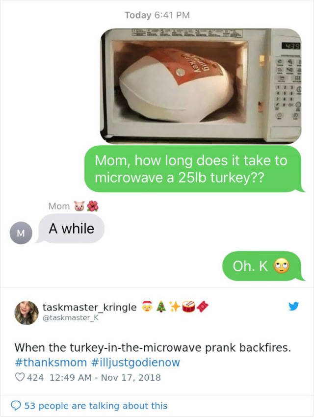 Just Ask Your Parents How To Cook A Turkey In A Microwave
