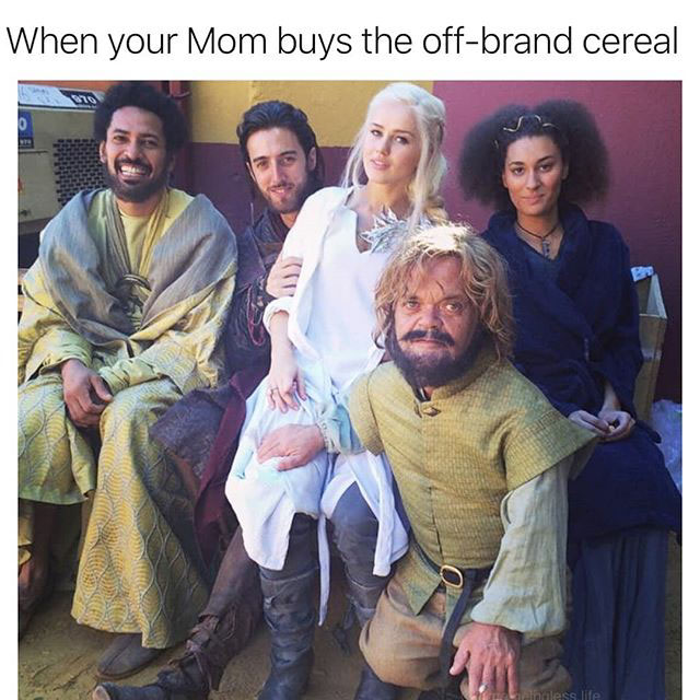 off brand cereal meme - When your Mom buys the offbrand cereal inless life