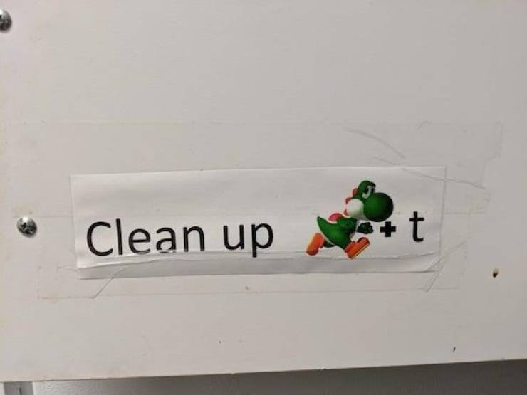 clean up yoshi t - Clean up opet