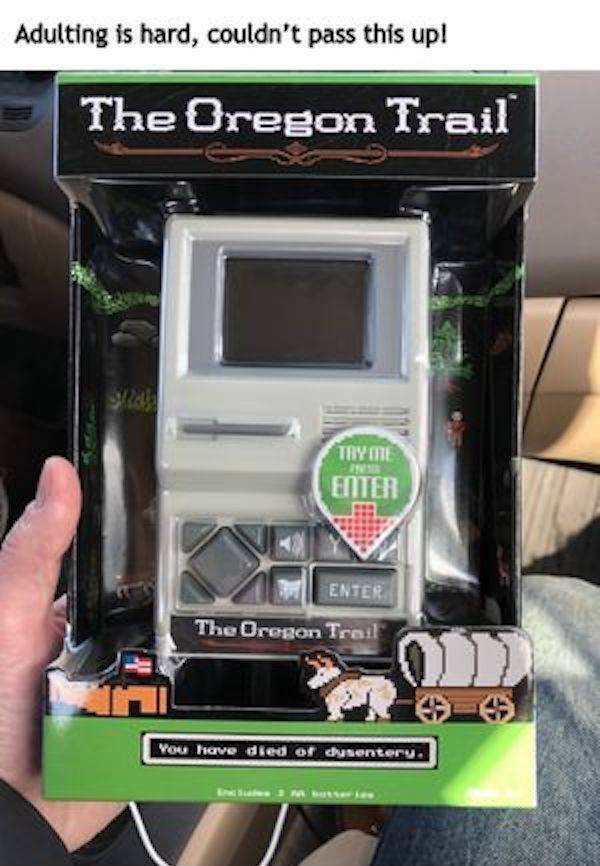 oregon trail game - Adulting is hard, couldn't pass this up! The Oregon Trail Why The Enter Enter The Oregon Trail You have died or dysentery. Batem