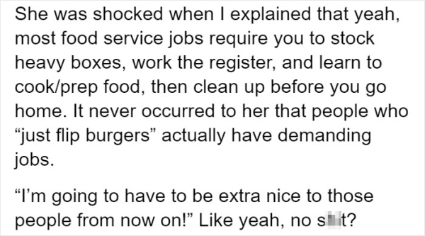 plan is to get a boyfriend when chubby meme - She was shocked when I explained that yeah, most food service jobs require you to stock heavy boxes, work the register, and learn to cookprep food, then clean up before you go home. It never occurred to her th