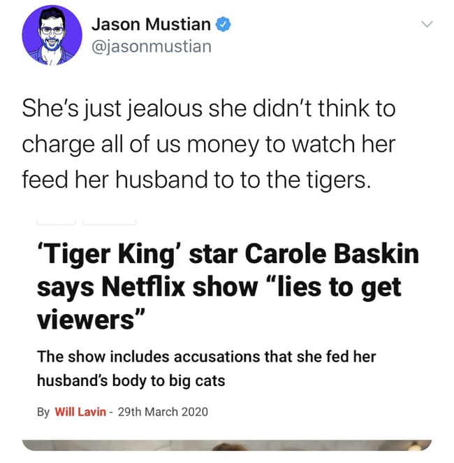 15 Hilarious Carol Baskin Memes,Make Her Look Pretty Guilty