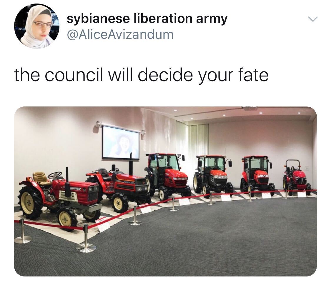 gym - sybianese liberation army Avizandum the council will decide your fate