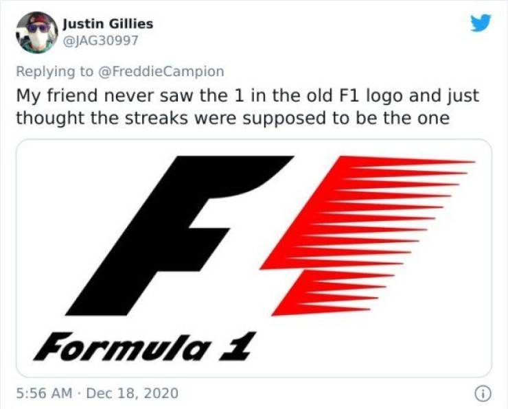 istanbul park - Justin Gillies My friend never saw the 1 in the old F1 logo and just thought the streaks were supposed to be the one Formula 1 0