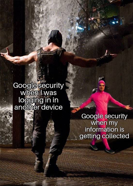 dark knight rises bane - Google security when I was logging in in another device Google security when my information is getting collected