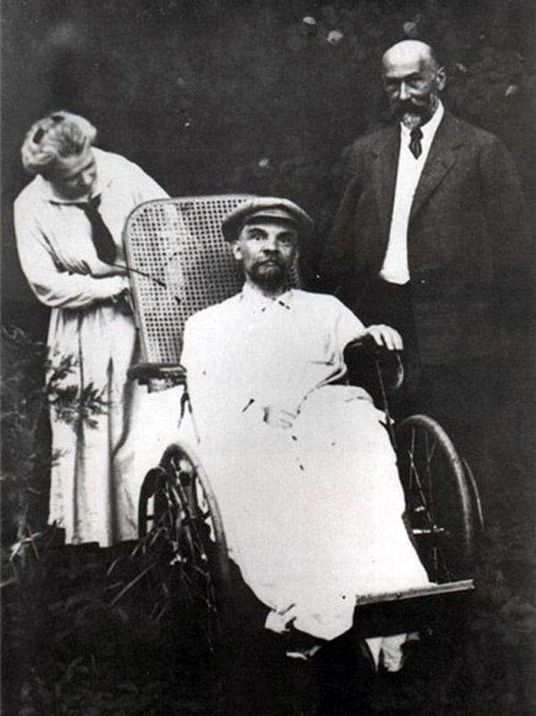 Vladimir Lenin - 
In Gorki on May 15, 1923, following a third stroke that left him mute and bedridden. He died of syphilis on January 21, 1924.