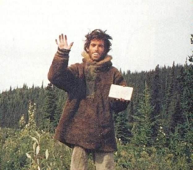 Christopher McCandless - 
McCandless ventured into the Alaskan wilderness in solitude. The photo was found in his undeveloped camera. He died in while on his adventures in August 1992.