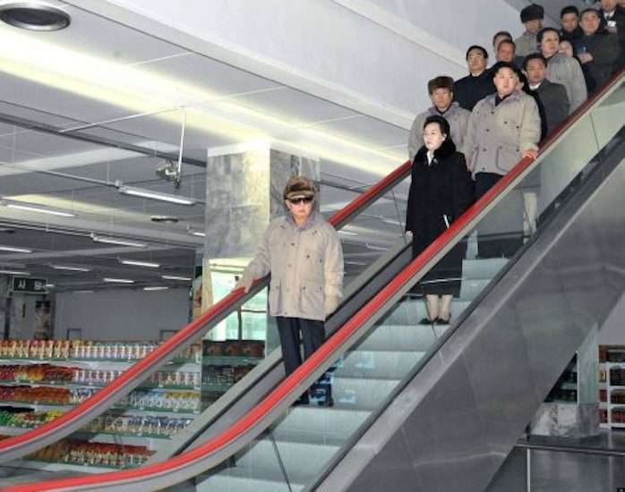 Kim Jong-il - 
Taken at a Pyongyang supermarket on Dec. 14, 2011. Kim Jong-Il was in ill health and suffered a stroke. He died on Dec. 17, 2011, in North Korea.