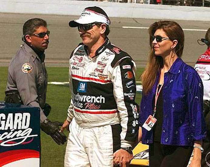 Dale Earnhardt - Taken the day he died. Earnhardt died from injuries suffered during a crash at the 2001 Daytona 500 on February 18, 2001, in Daytona Beach, FL.