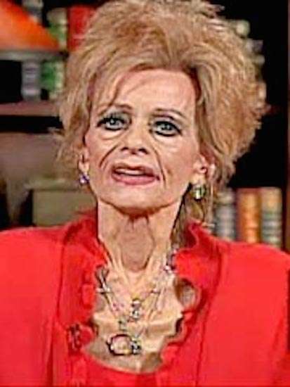 Tammy Faye - Still shot from an interview Faye conducted with Larry King two days before her death. Faye died of cancer on July 20, 2007, in Missouri.