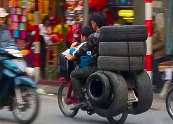 16 People Who Will Use Their Motorcycle For Anything