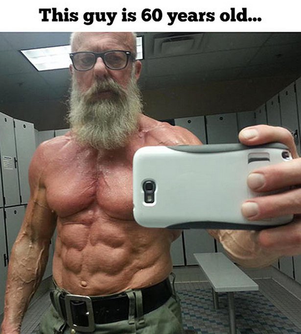 90 year old boobs - This guy is 60 years old...