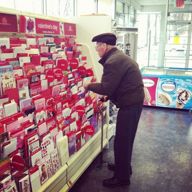 old man valentines day - Nos