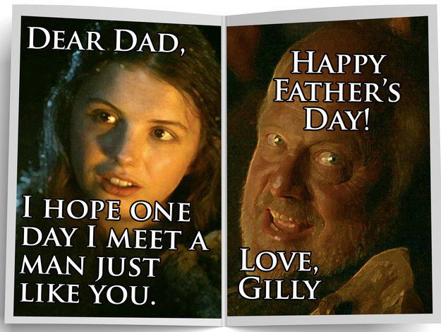 “Game Of Thrones” Father’s Day Cards You Hopefully Don’t Deserve