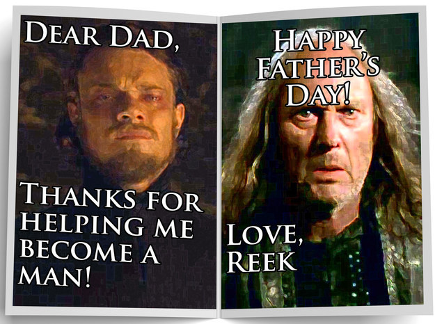 “Game Of Thrones” Father’s Day Cards You Hopefully Don’t Deserve