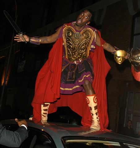P Diddy as a Gladiator