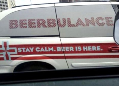 beerbulance - M Beerzulaagz Stay Calm. Beer Is Here.