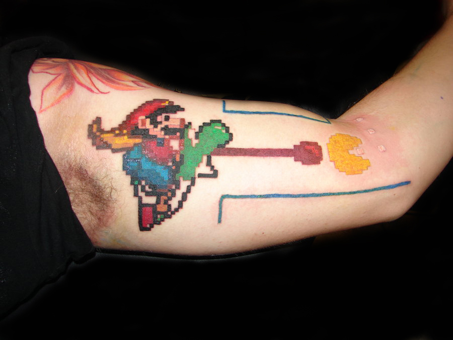 pixel tattoo