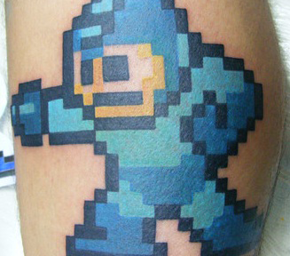 32 Pixel Art Styled Tattoos