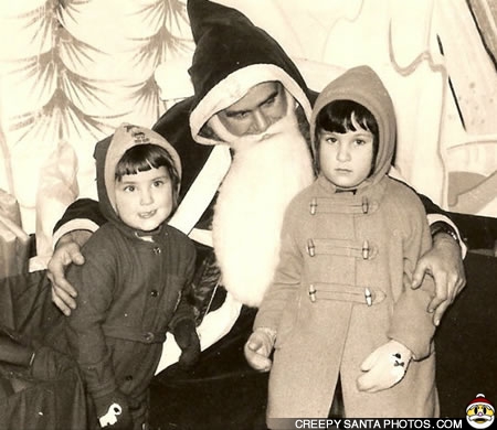 photograph - Creepy Santa Photos.Com