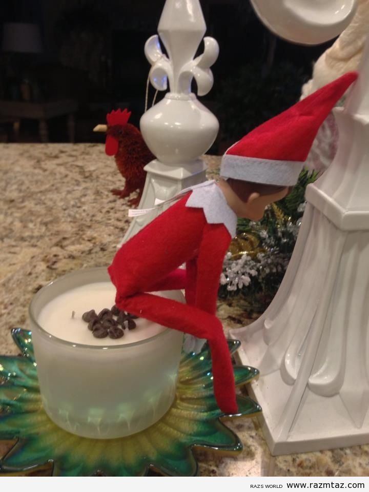 Inappropriate Elf on a Shelf