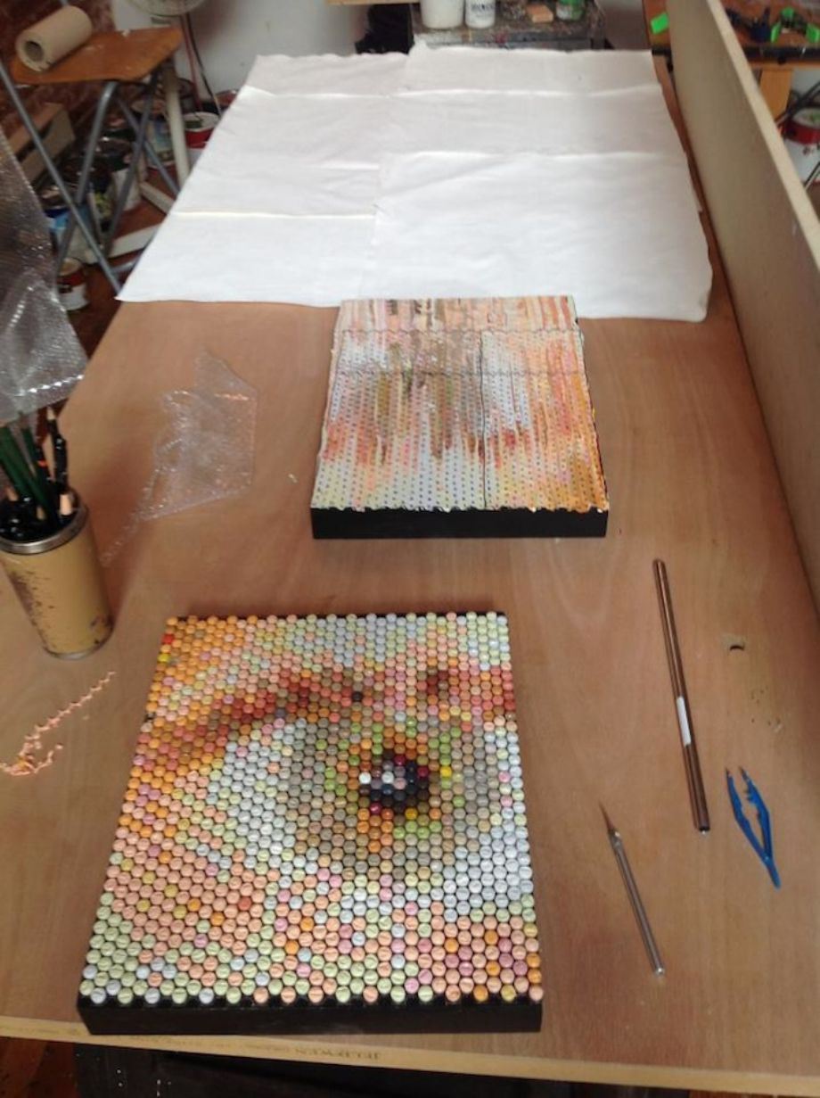 Amazing Pictures Made By Injecting Bubble Wrap With Paint
