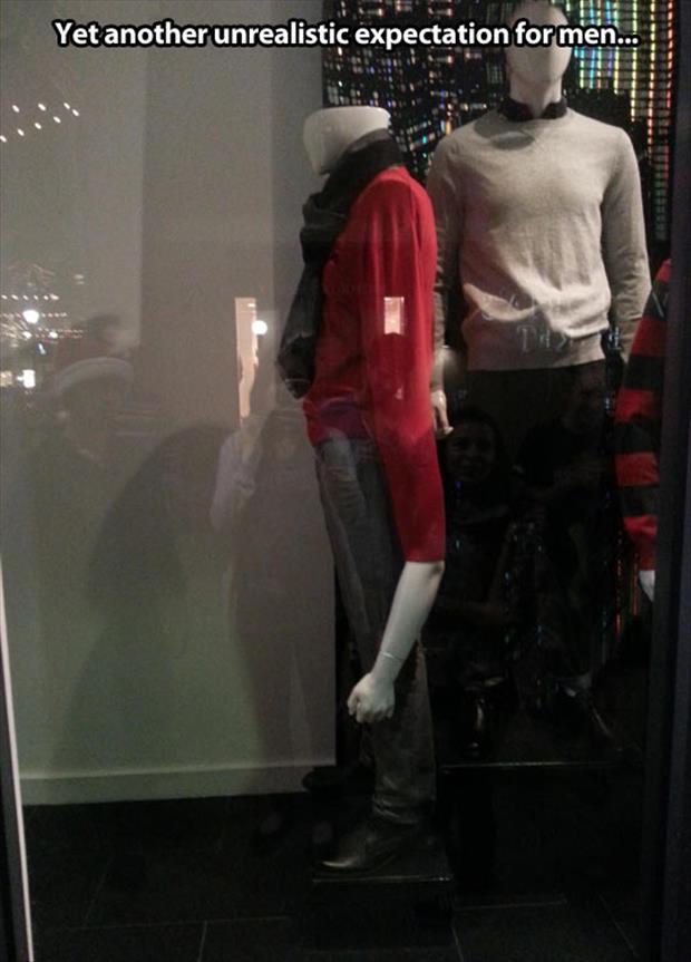 another unrealistic expectation - Yet another unrealistic expectation for men...