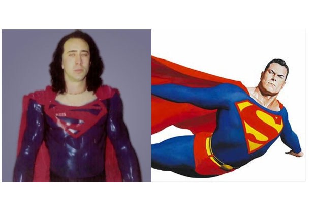 Nicolas Cage Was Almost Superman By Tim Burton