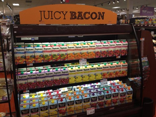 Mmm.. Juicy bacon