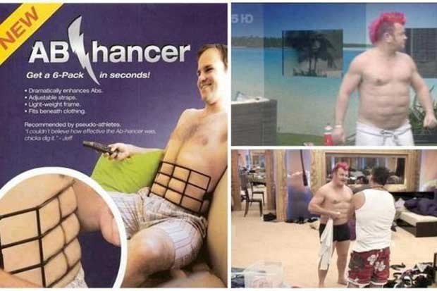 Nothing like a fake 6 pack to get out of going to the gym
