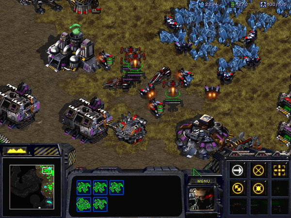 starcraft game - 02294 1270 100105 .. Menu