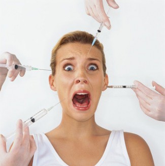 Trypanophobia: The fear of injections.