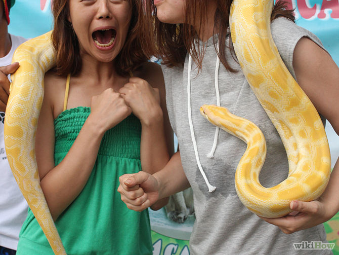 Ophidiophobia: The fear of snakes.