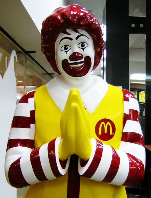 Ronald McDonald In Thailand.