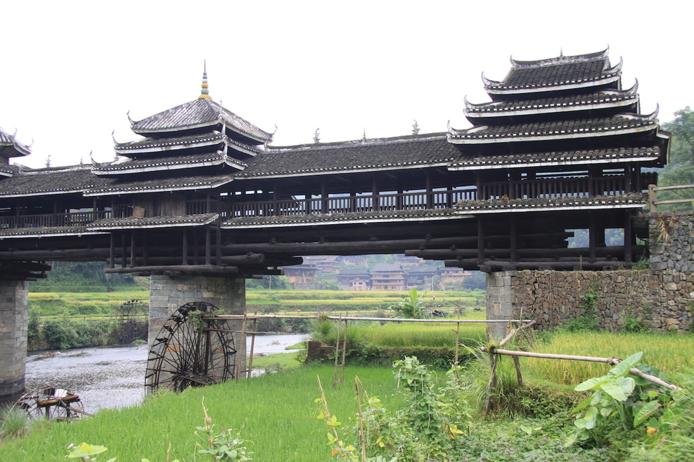 Chengyang Wind and Rain Bridge, Liouzhou, Guangxi, China