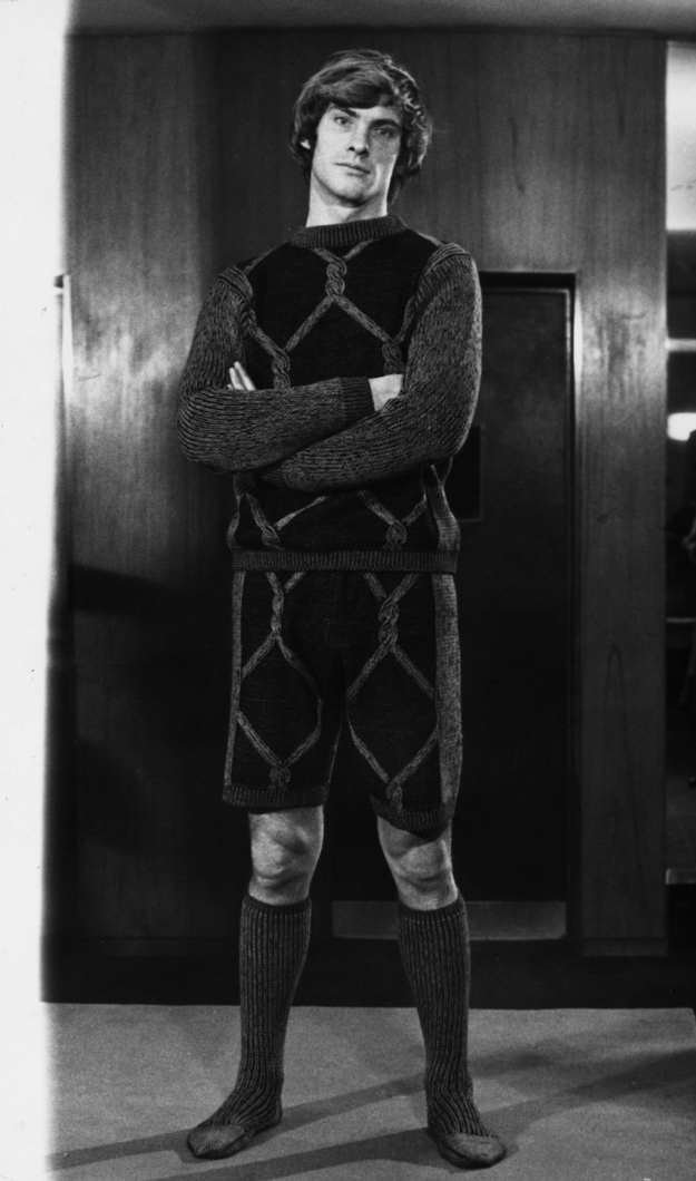 2. This 1960s knitted knickerbocker suit was called "Year 2000". I guess I could see this being sold for a fortune at Barneys.