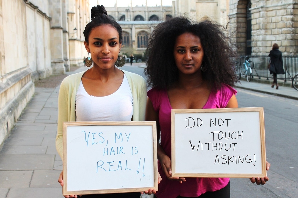university students - Yes, My Hair Is Real! Do Not Touch Without Asking!