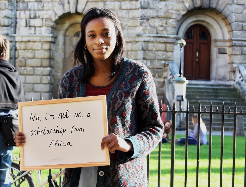 oxford black people - No, i'm not on a scholarship from Africa