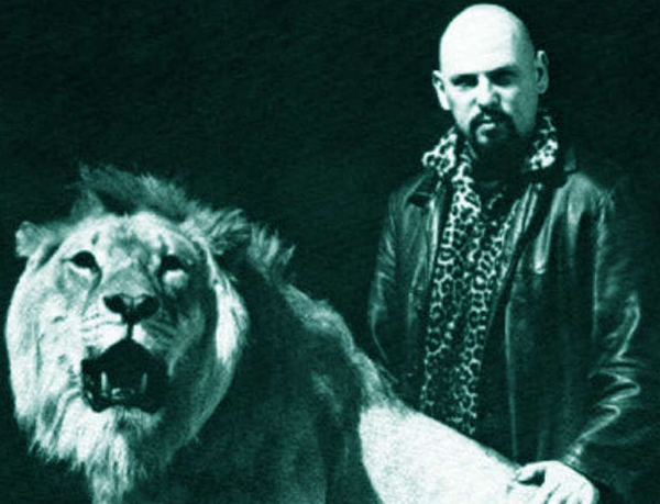 Anton LaVey with Pet Lion, Togare