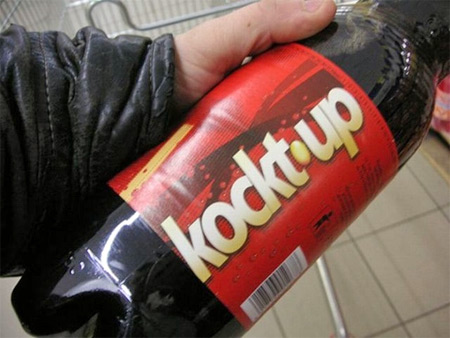 Kockt Up Cola: it "explodes" in your mouth.