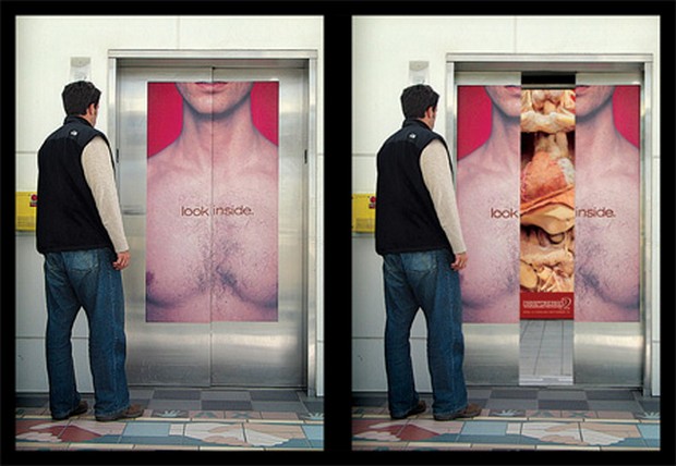 Super Creative Elevator Advertising