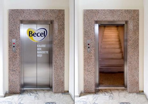 Super Creative Elevator Advertising