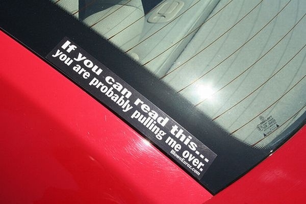 funny race car stickers - If you can read this. you are probably pulling me over. own Euroz.com
