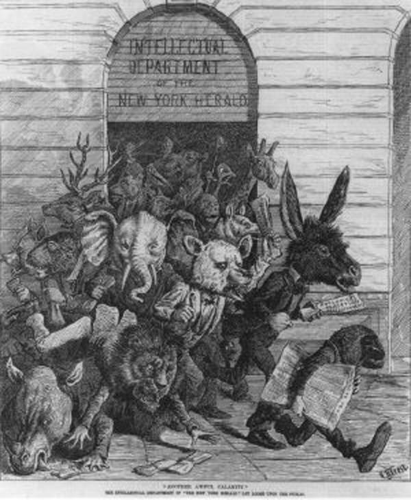 13. The Central Park Zoo Escape: November 9th, 1874, The Herald published an article stating that all the animals in Central Park Zoo had escaped into the streets. Police were dispatched and people armed themselves. No charges were ever brought against the paper that sparked this chaos.