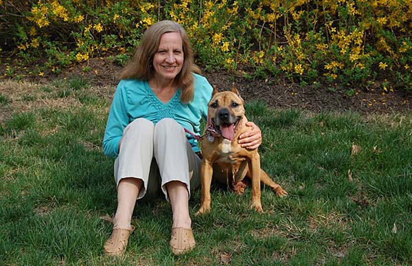 Georgia: This dog surprised her new mom, Amy, when she brought her into the home. Amy didnt know just how quickly Georgia would adapt to a loving, domesticated life. Georgia passed away in 2013