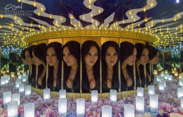 Walking through a funhouse full of mirrors as a child was like entering another world.