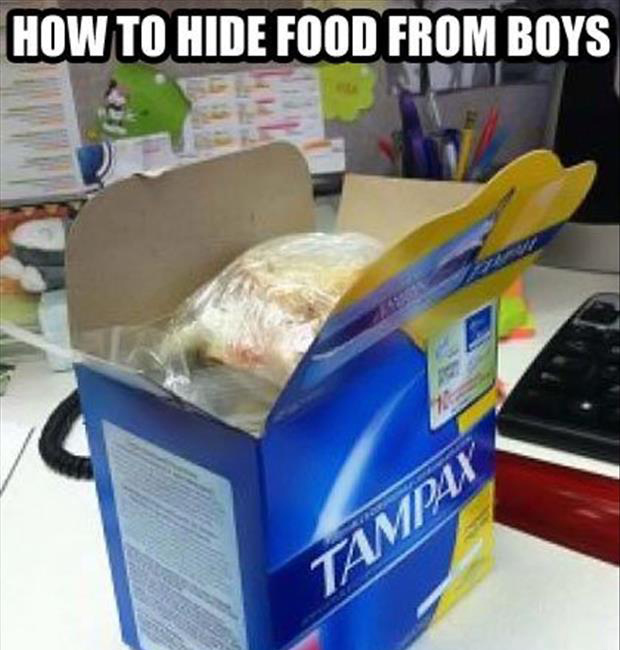 hide food - How To Hide Food From Boys Tampai
