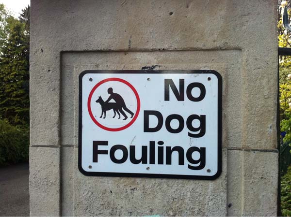 no fouling sign funny - No dog Fouling,